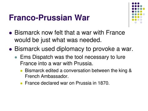 The Ems Dispatch; A Masterpiece of Machiavellian Diplomacy Leading to the Franco-Prussian War